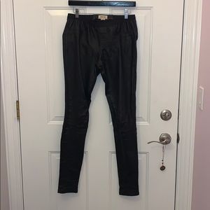 Helmut Lang leather leggings